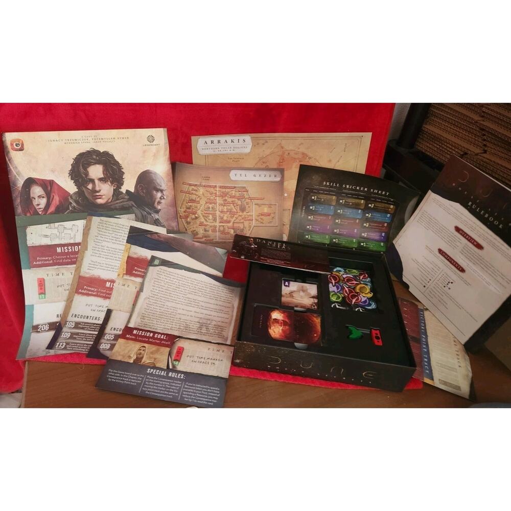 Dune: House Secrets Board Game Legendary 2021 Complete